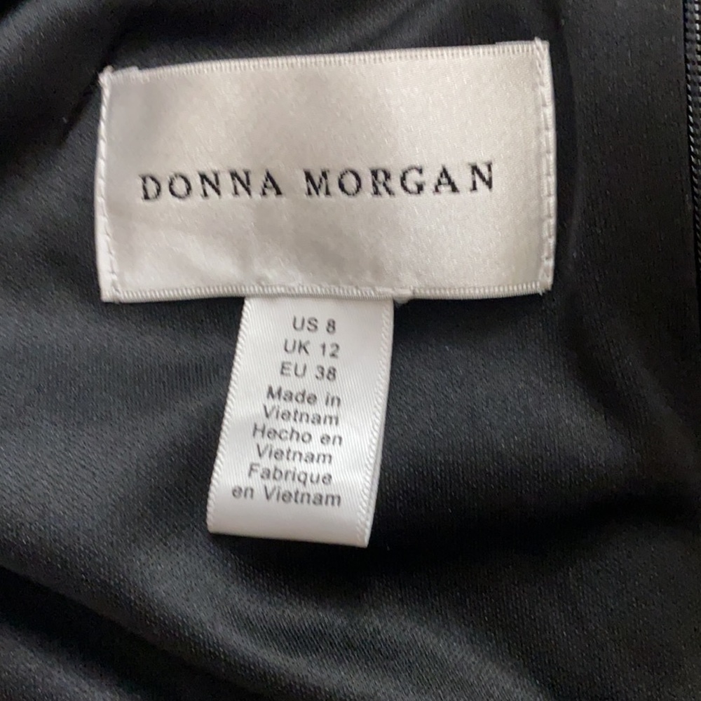 Donna Morgan Black Yellow Shift Dress - Picture 5 of 5